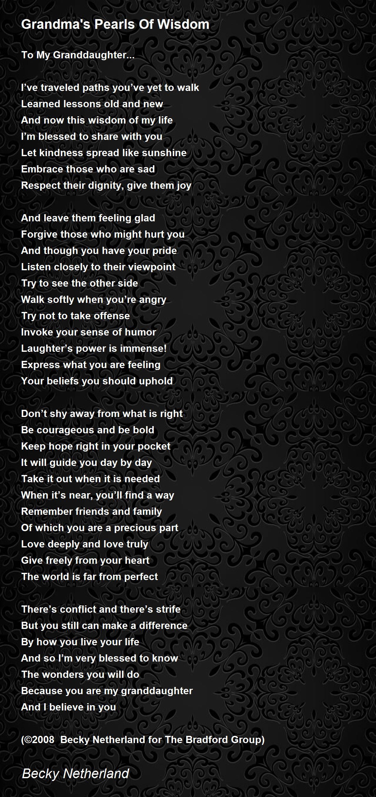 Grandma Plum's Wisdom: Choose Joy, Not Emotional Infection